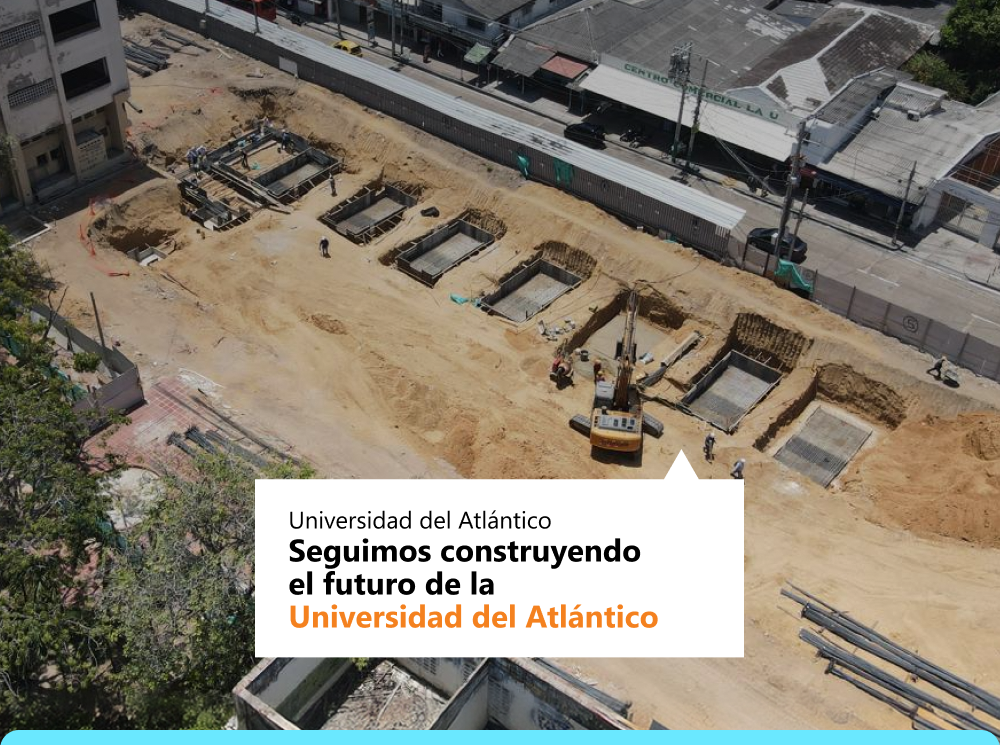 Edificio de posgrados: avances en la construcción de la Universidad del Atlántico Edificio de posgrados